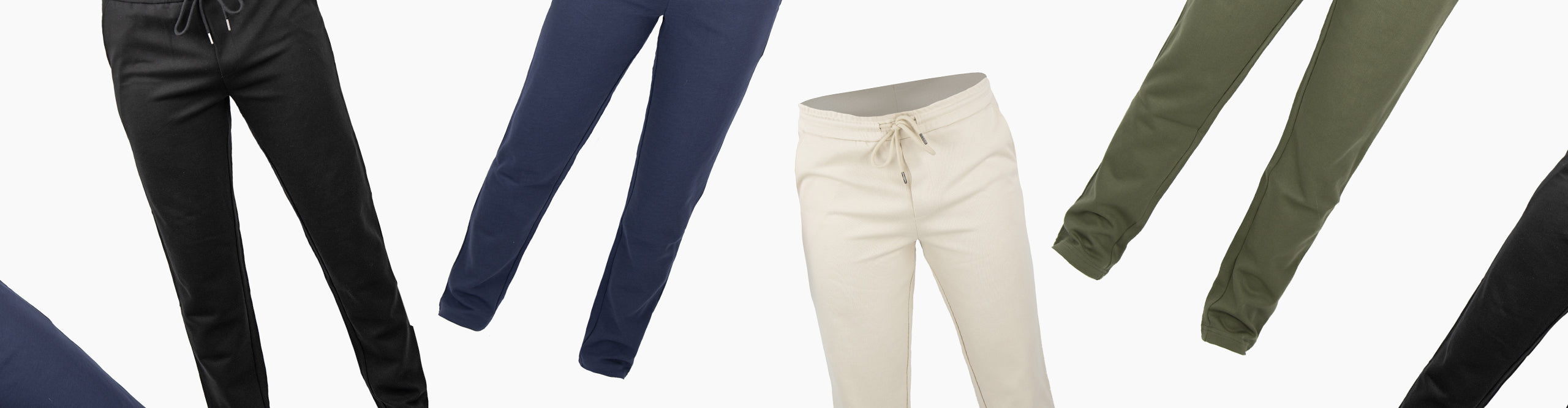 Collection de pantalons confortables en plusieurs couleurs pour un style décontracté et moderne