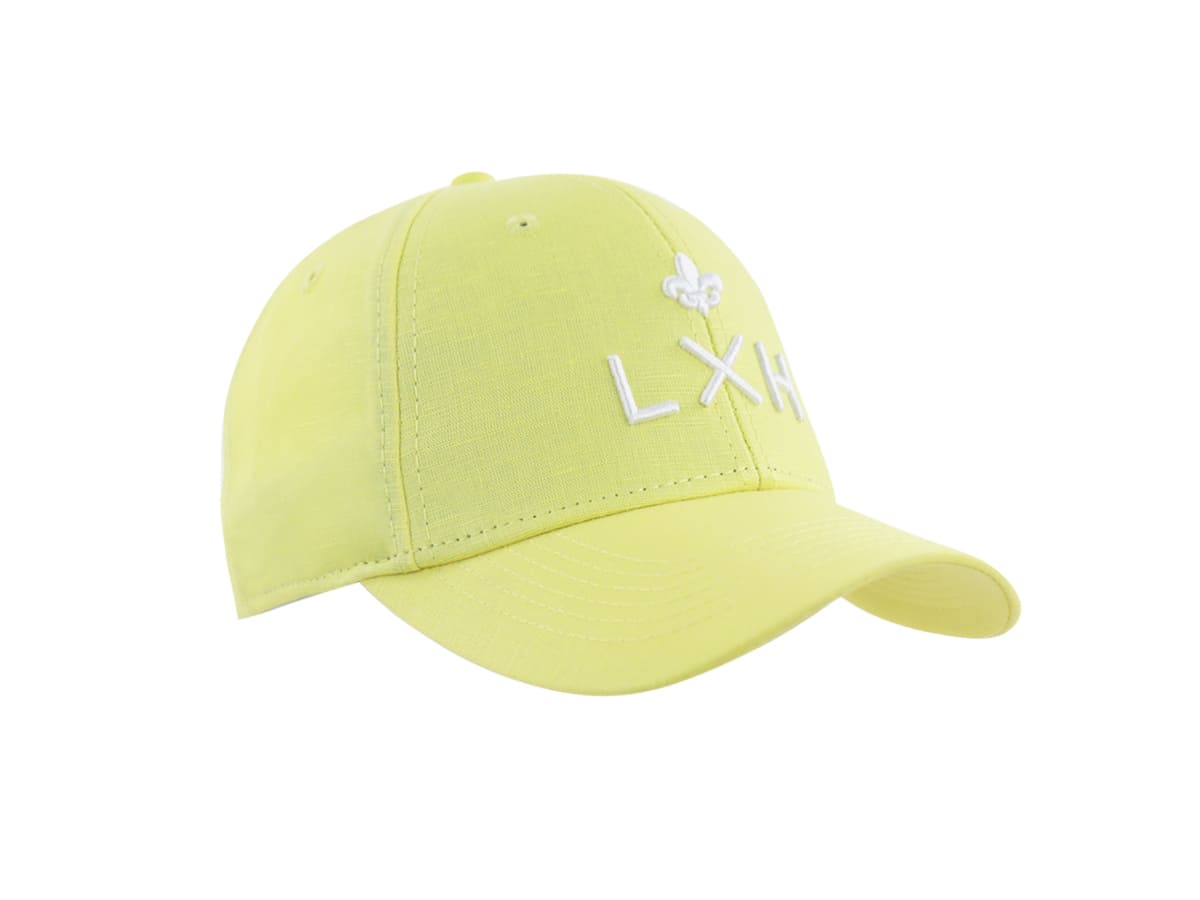 Casquette Lin Jaune Citron LXH Santorin Lin 7