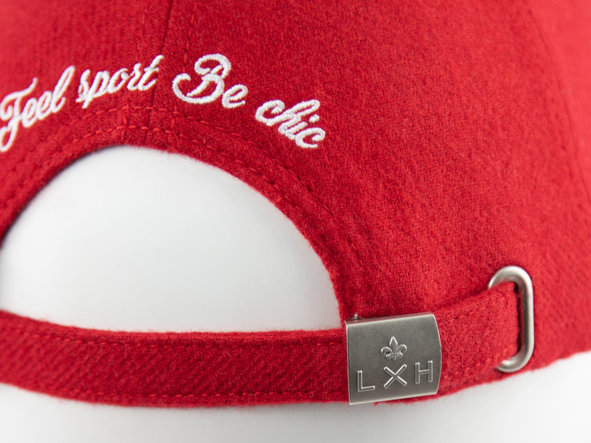 Casquette Feutrine Cerise LXH Megève Feutrine 10