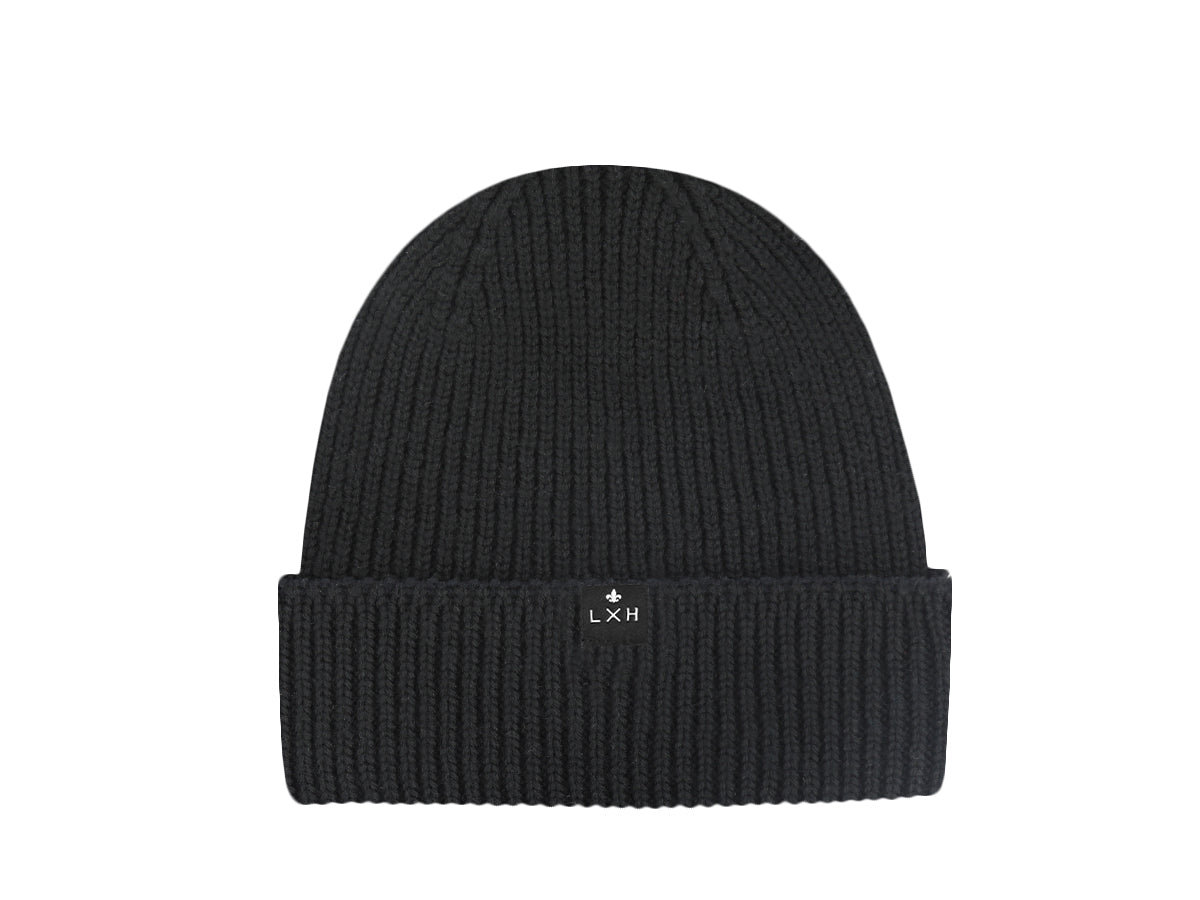 Bonnet Laine Mérinos Noir LXH Courchevel Laine Mérinos 2