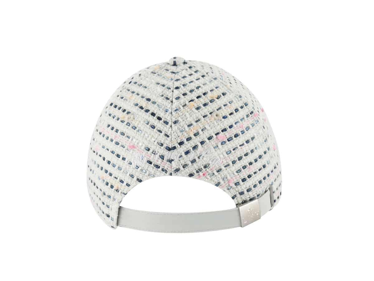 Casquette Tweed Blanc/Bleu Marine LXH Milan Tweed 4