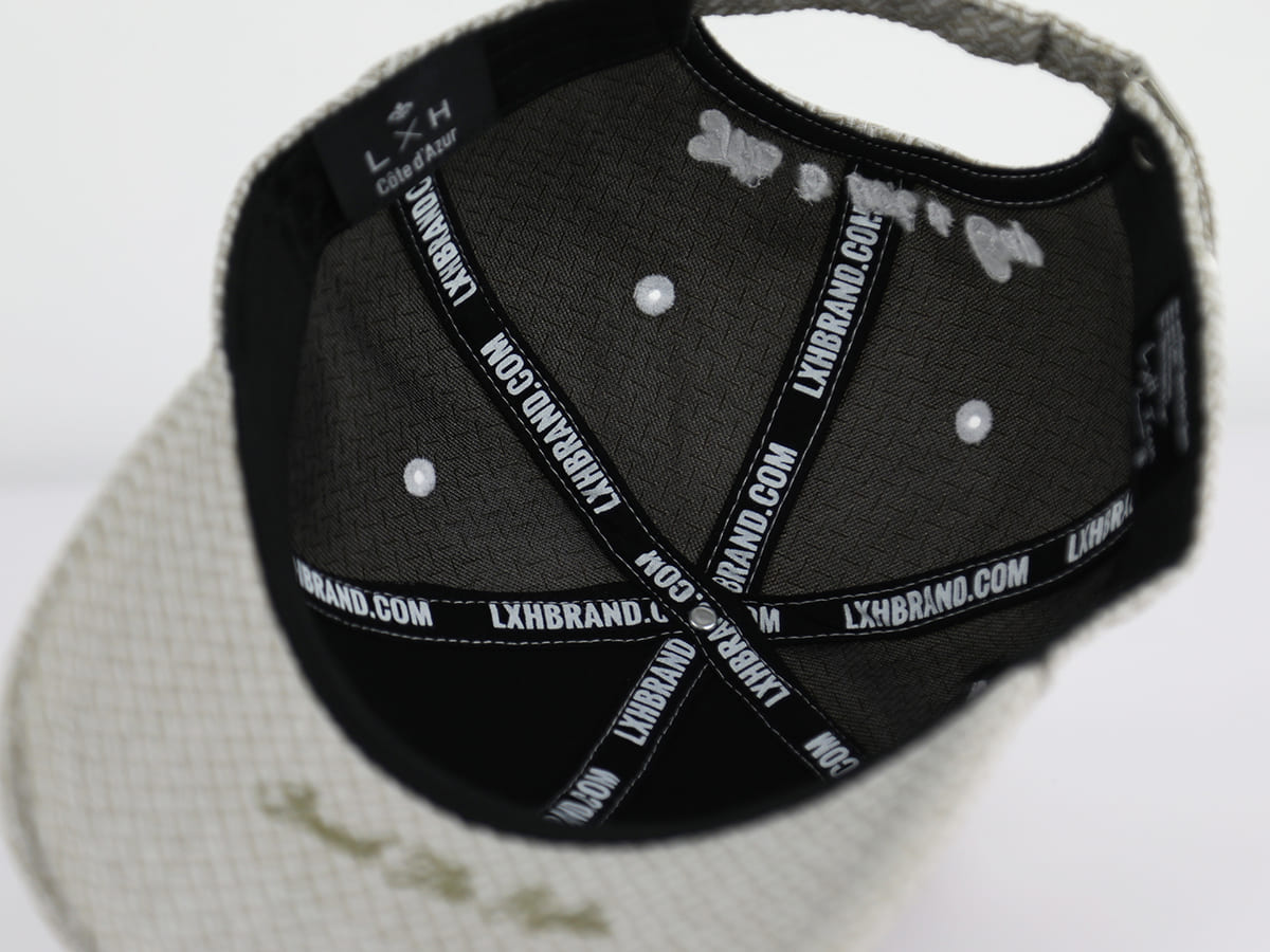 Casquette Motif Tissé Vert Olive LXH Athènes 12