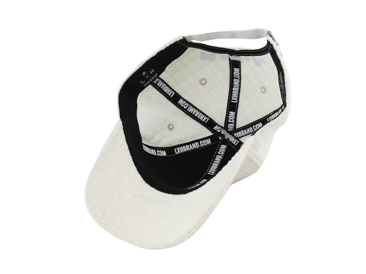 Casquette Tweed Blanc Crème LXH Milan Tweed 11