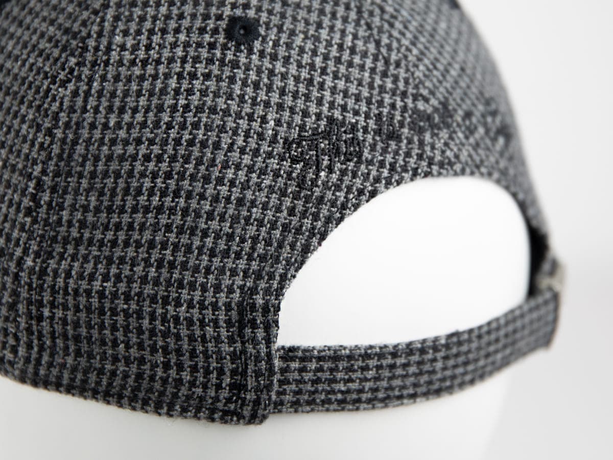 Casquette Pied-de-Poule Noir / Blanc LXH Glasgow Laine 23