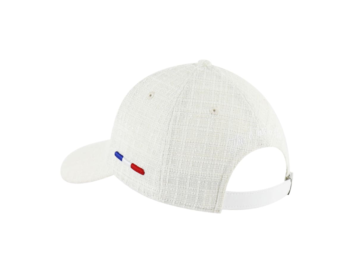 Casquette Tweed Blanc Crème LXH Milan Tweed 3