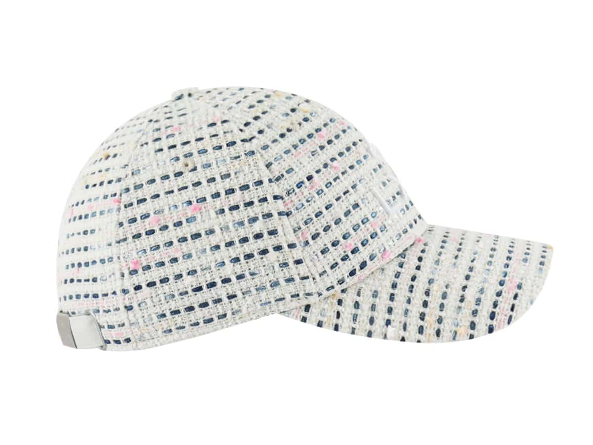 Casquette Tweed Blanc/Bleu Marine LXH Milan Tweed 6