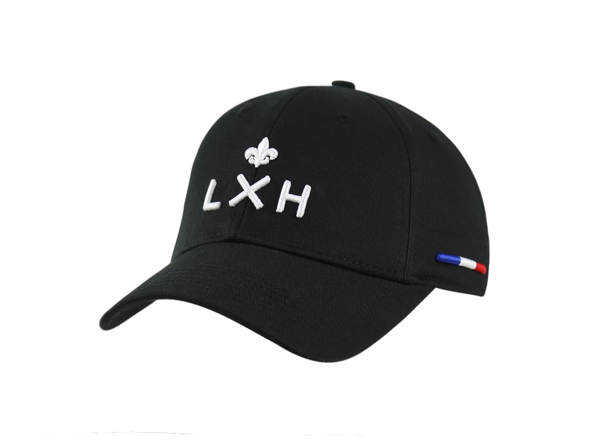 Casquette Coton Noir LXH Paris Coton 1