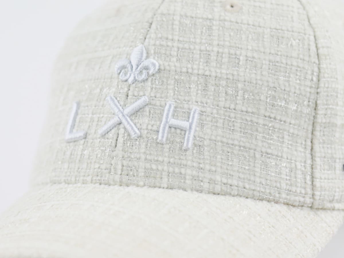Casquette Tweed Blanc Crème LXH Milan Tweed 8
