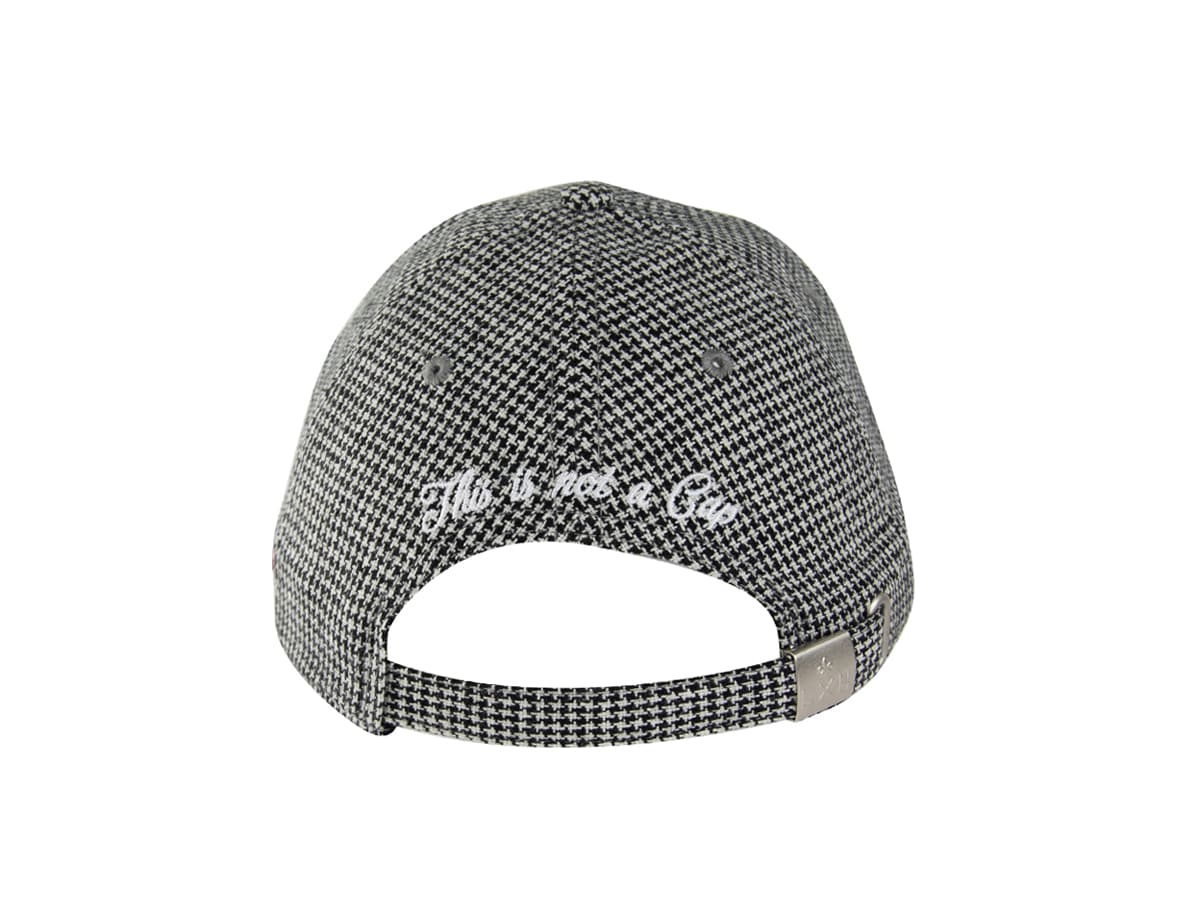 Casquette Pied-de-Poule Noir / Blanc LXH Glasgow Laine 31