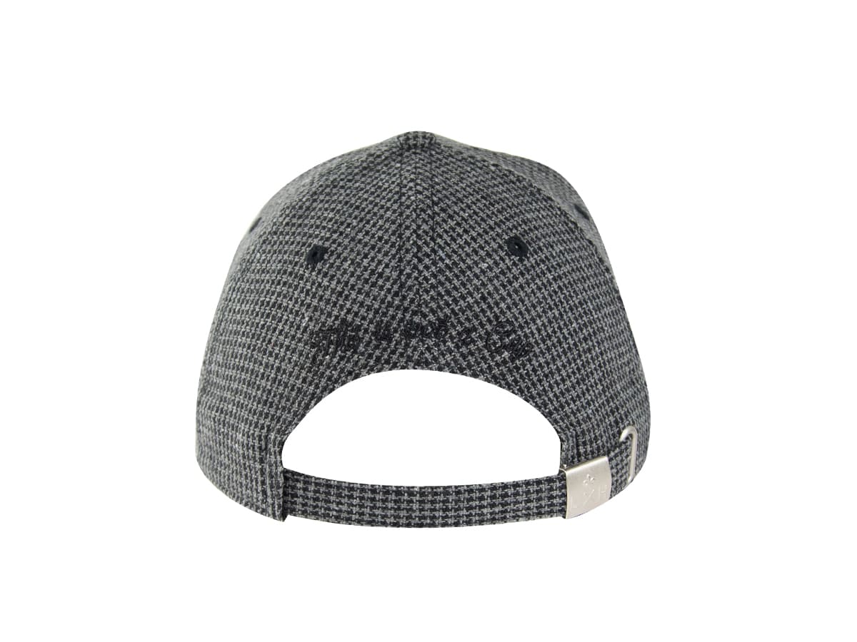 Casquette Pied-de-Poule Noir / Blanc LXH Glasgow Laine 44