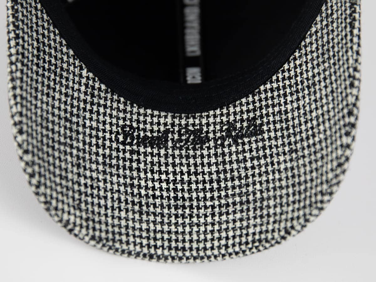 Casquette Pied-de-Poule Noir / Blanc LXH Glasgow Laine 13