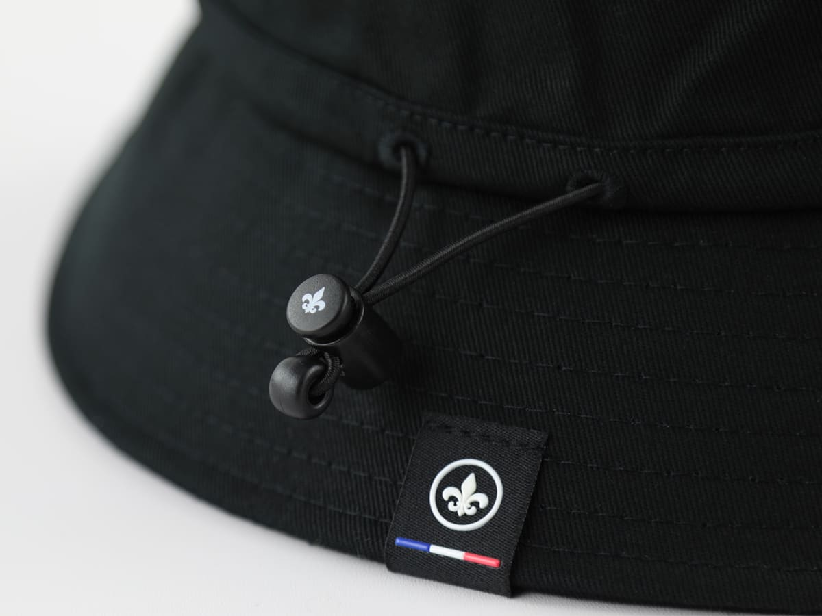 Bob Réglable Coton NoirNoir LXH Biarritz Coton 4