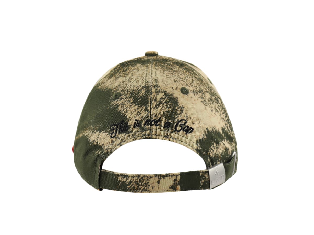 “Heritage” Cotton Tie & Dye Cap Khaki