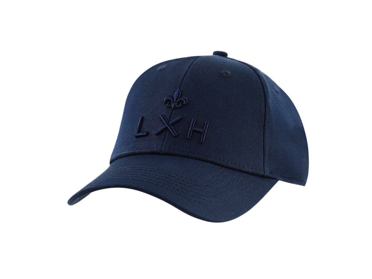 Casquette « Héritage » Coton Sans Ligne Ton sur Ton Bleu Marine