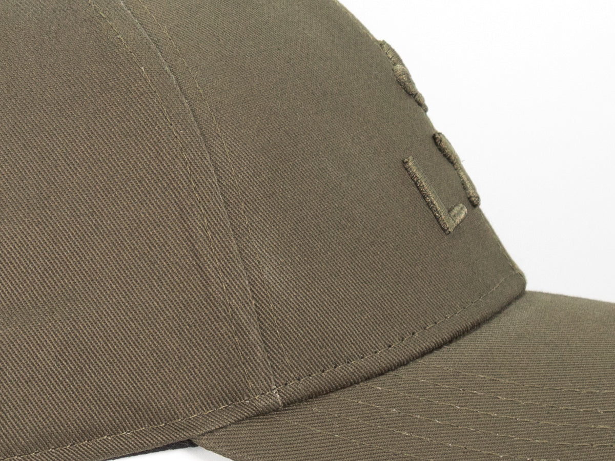 Casquette « Héritage » Coton Ton sur Ton Kaki