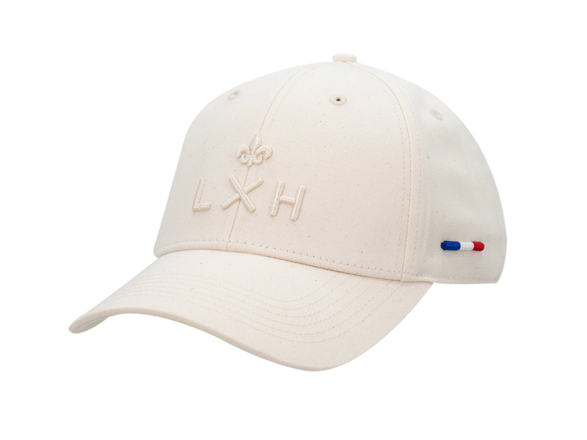 Casquette « Héritage » Coton Ton sur Ton Ecru