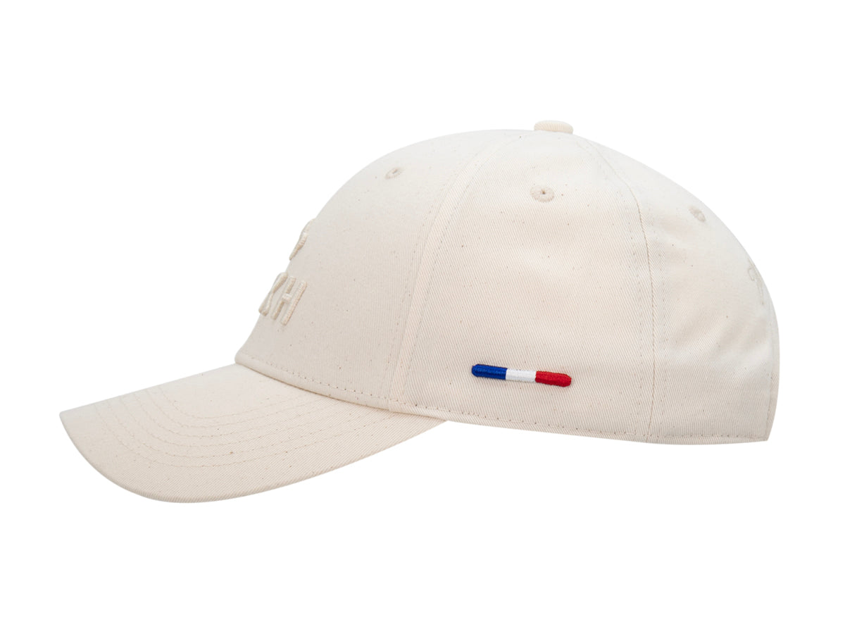 Casquette « Héritage » Coton Ton sur Ton Ecru