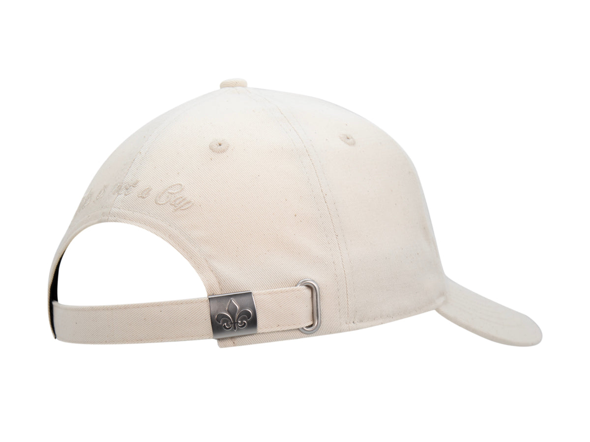 Casquette « Héritage » Coton Ton sur Ton Ecru