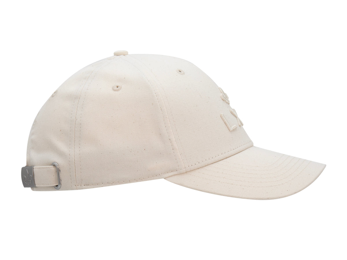 Casquette « Héritage » Coton Ton sur Ton Ecru