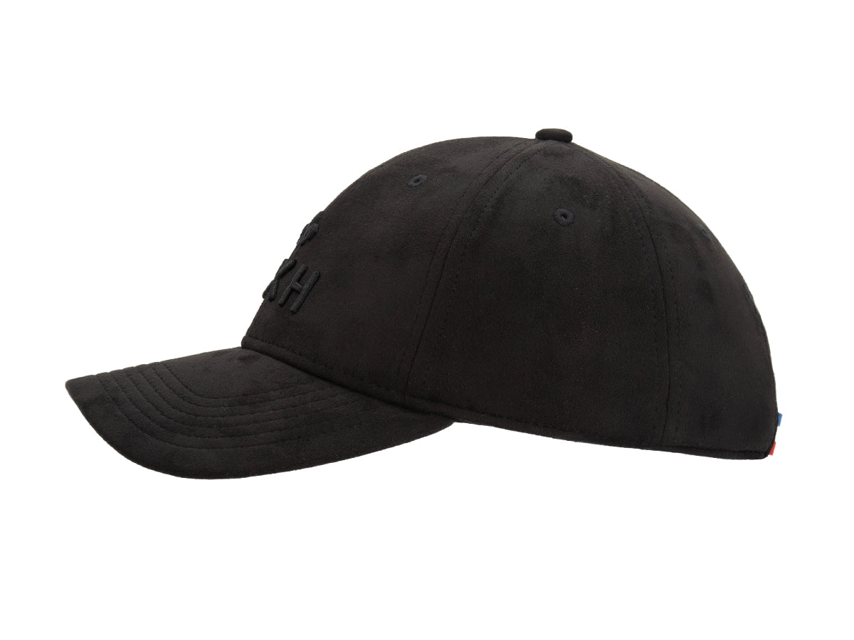 Black Suede Tone-on-Tone Heritage Cap
