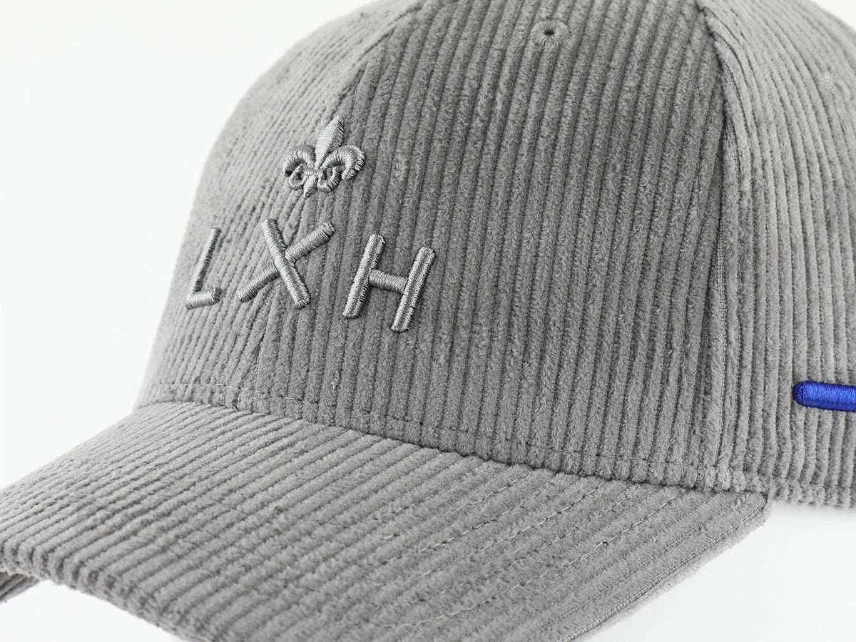 Full Grey Corduroy “Heritage” Cap