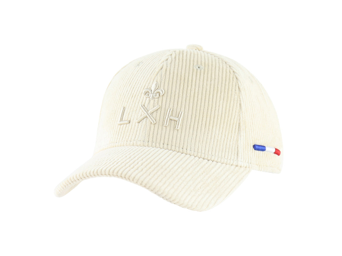 Ivory Tone-on-Tone Corduroy “Heritage” Cap