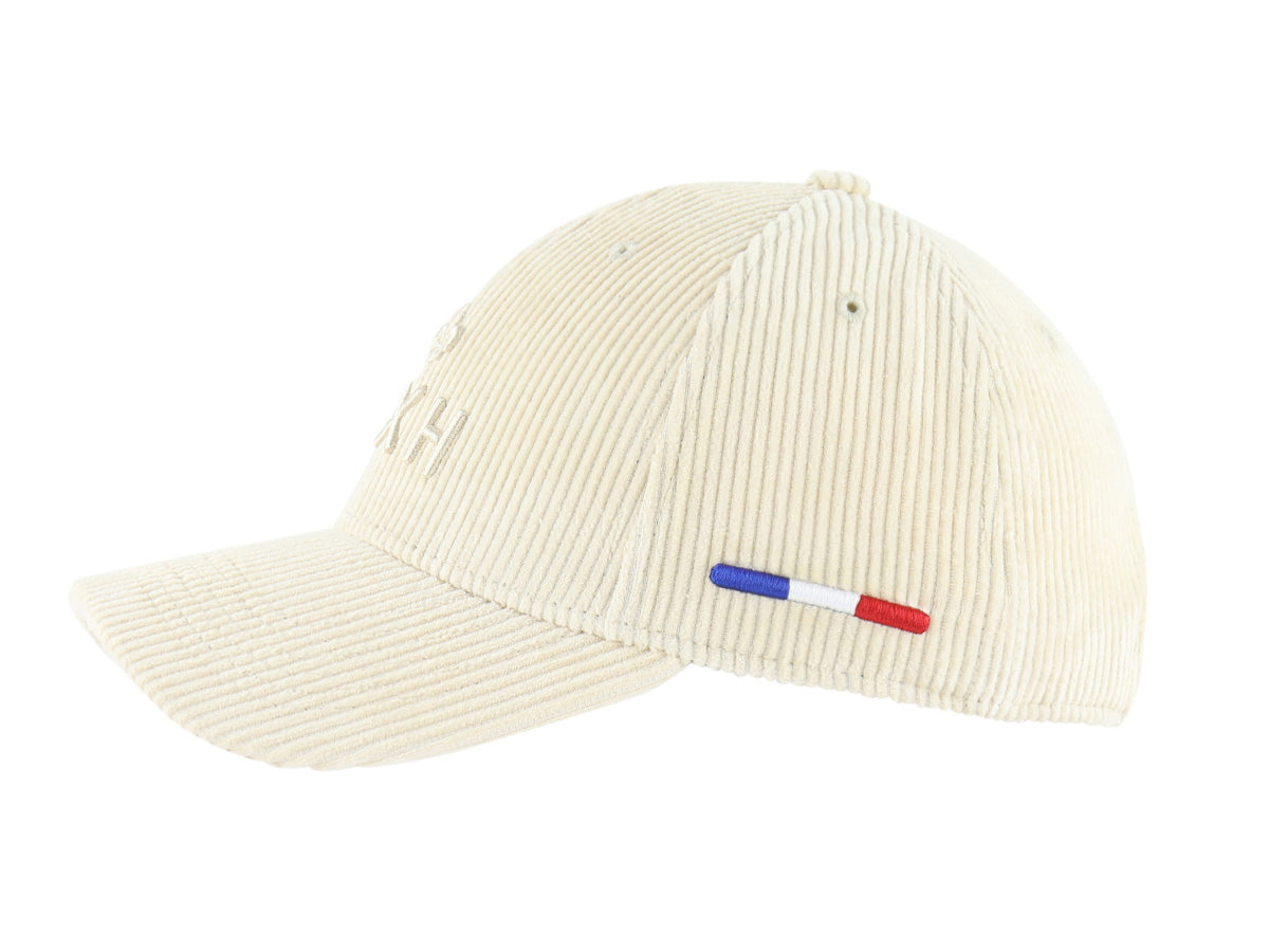 Ivory Tone-on-Tone Corduroy “Heritage” Cap