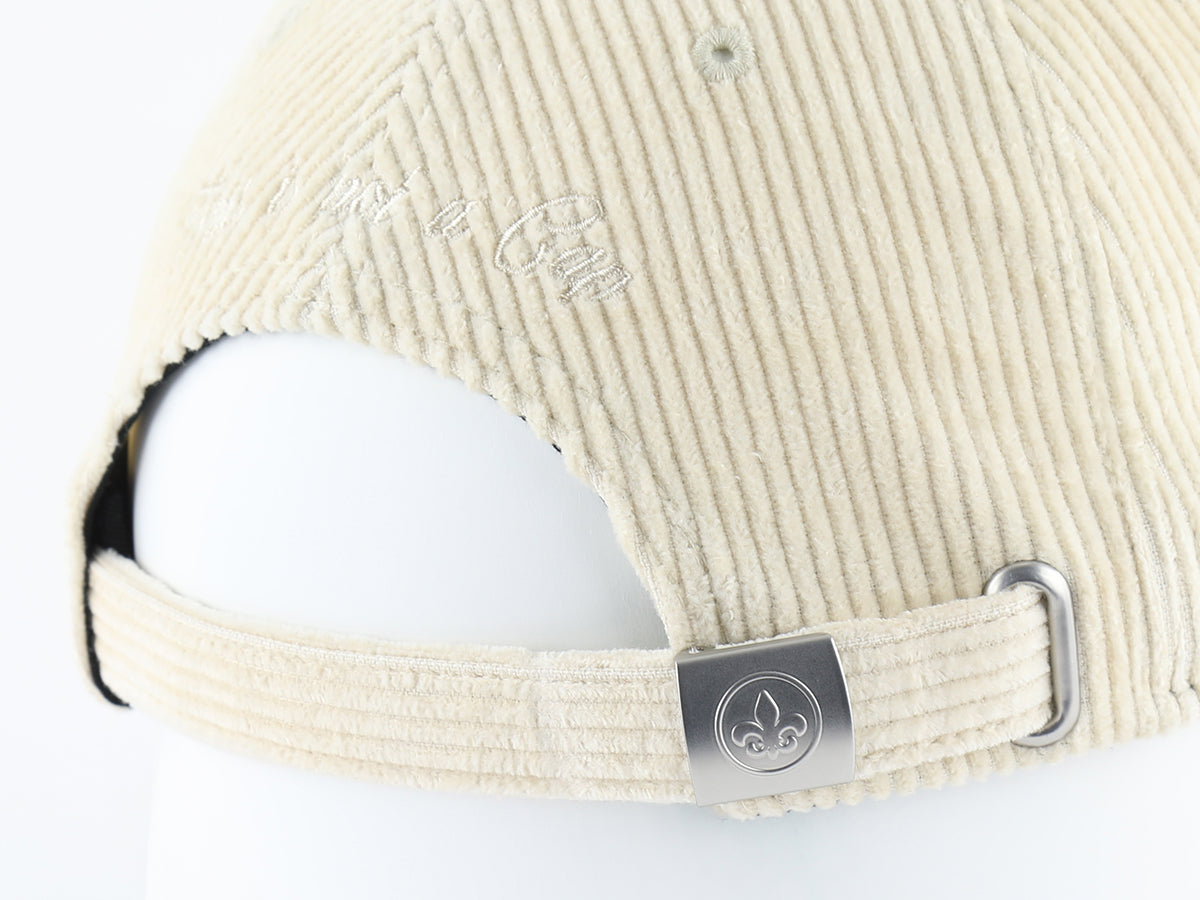 Ivory Tone-on-Tone Corduroy “Heritage” Cap
