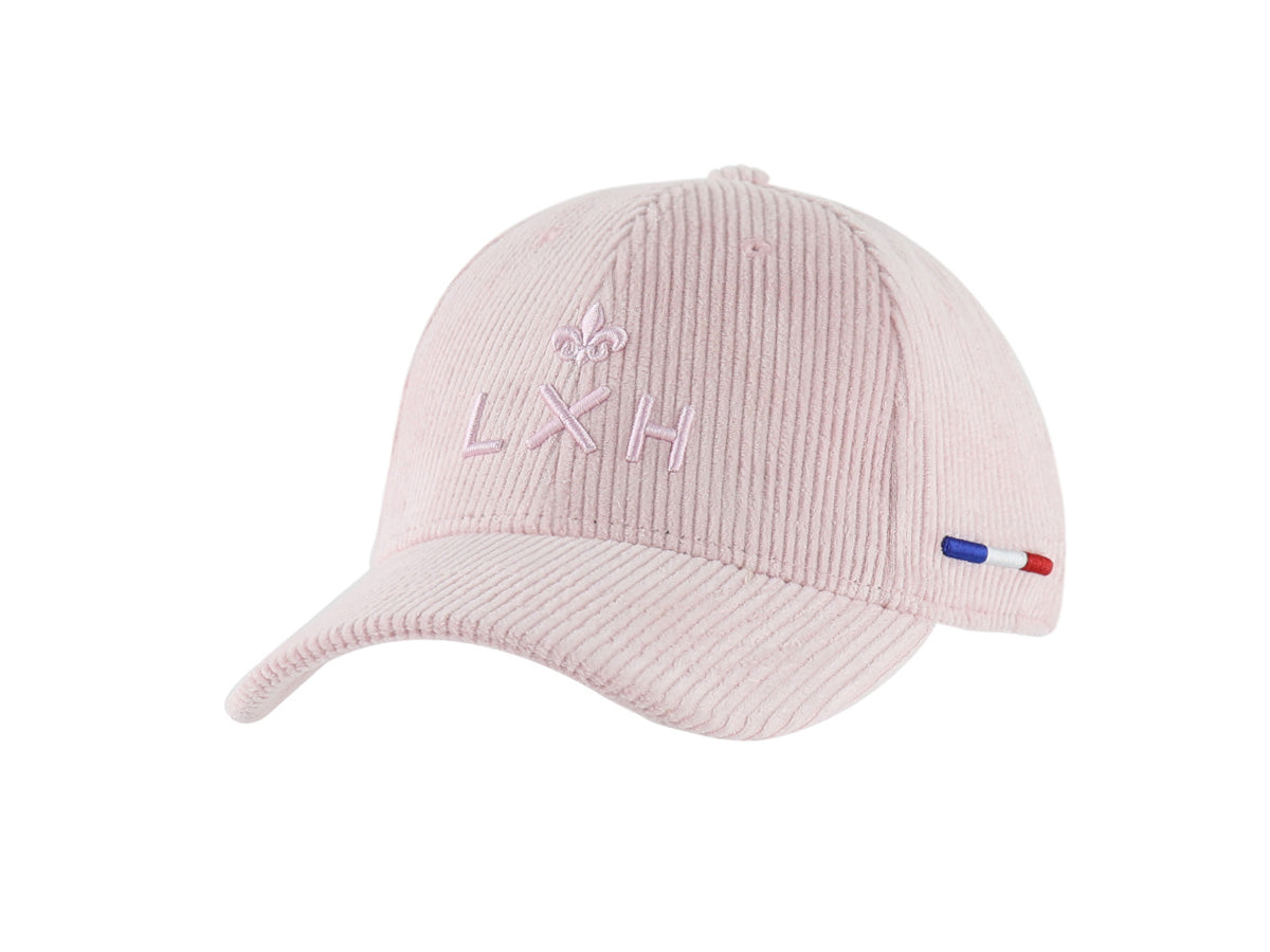 Pastel Pink Tone-on-Tone Corduroy “Heritage” Cap