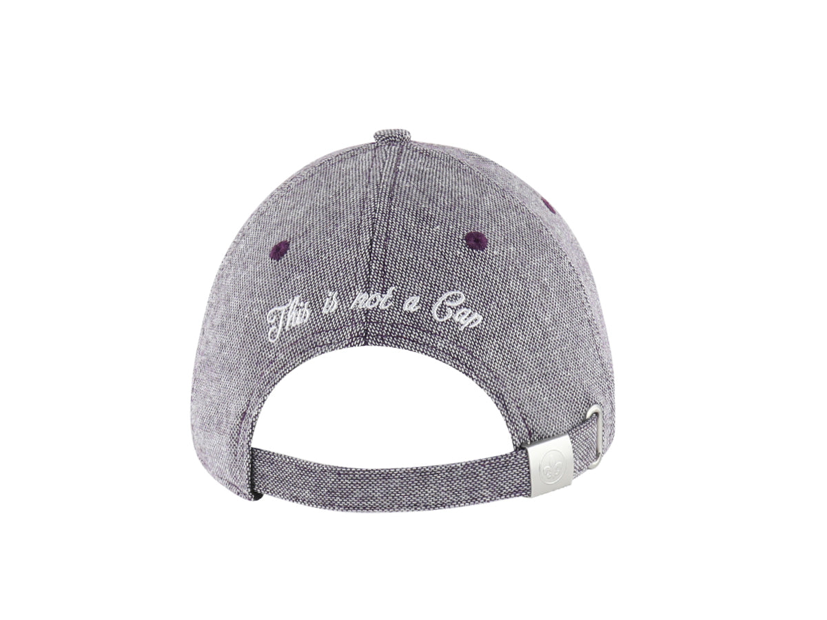 “Heritage” Wool Piqué Cap Purple