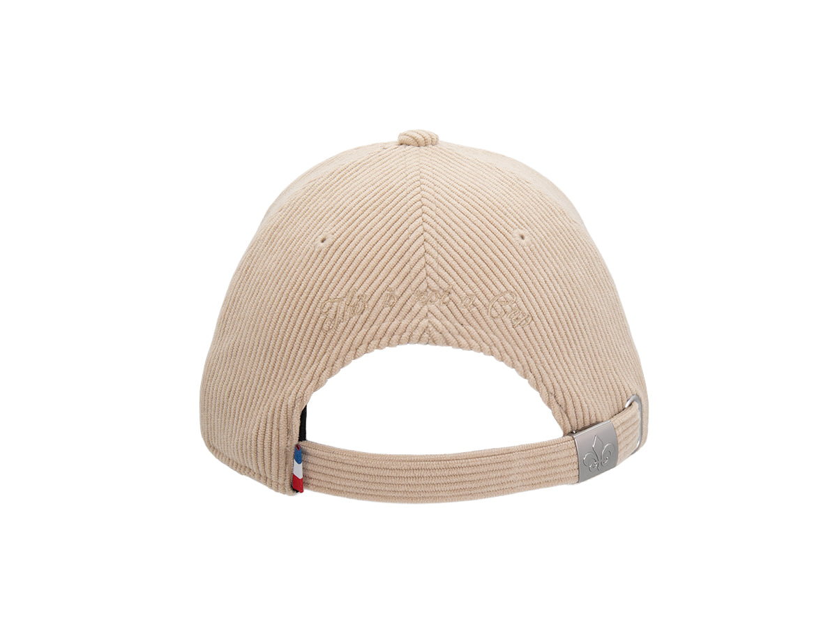 Beige Corduroy Tone-on-Tone Heritage Cap