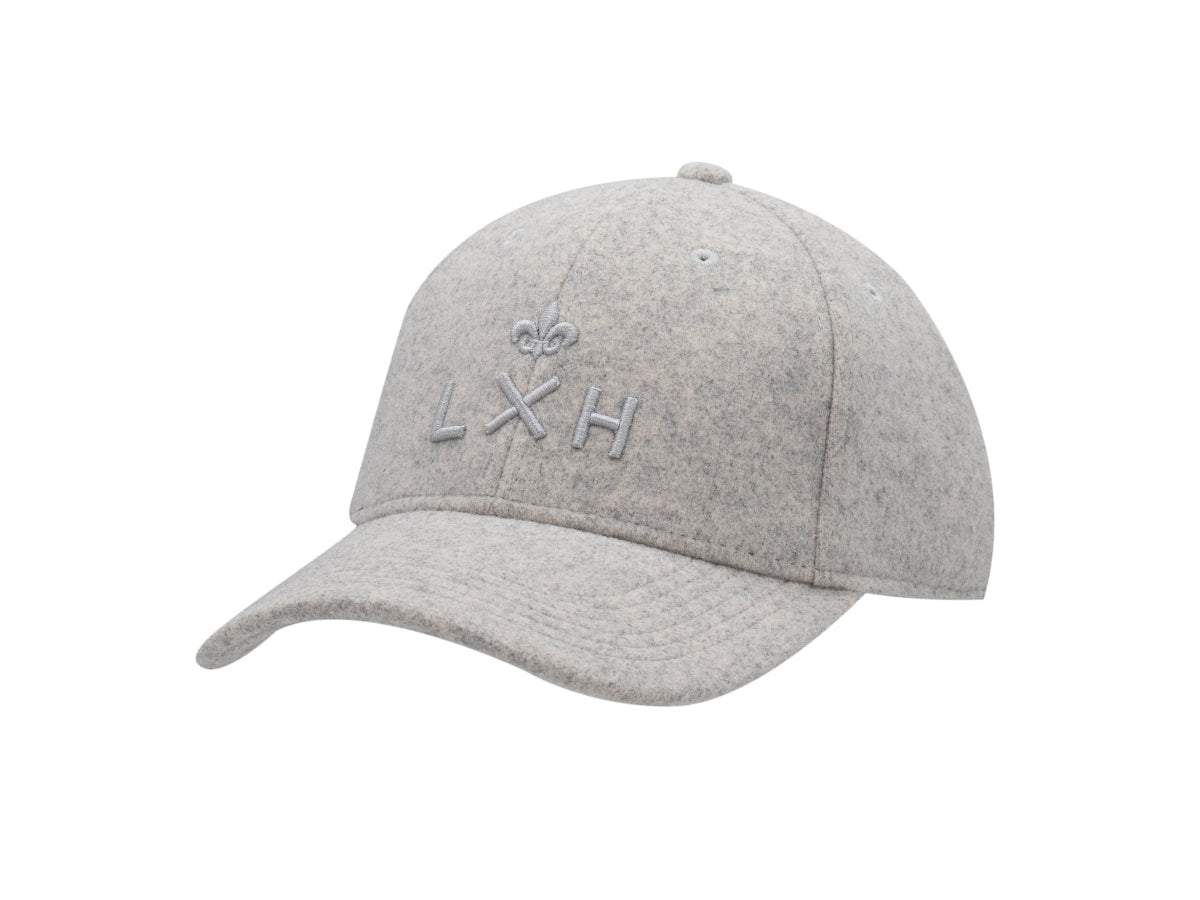 Heritage Felt Cap Tone-on-Tone Light Grey