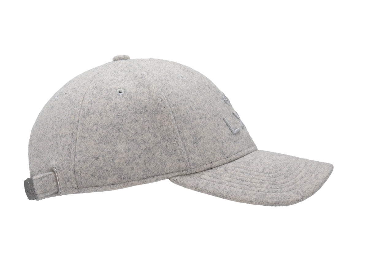Heritage Felt Cap Tone-on-Tone Light Grey