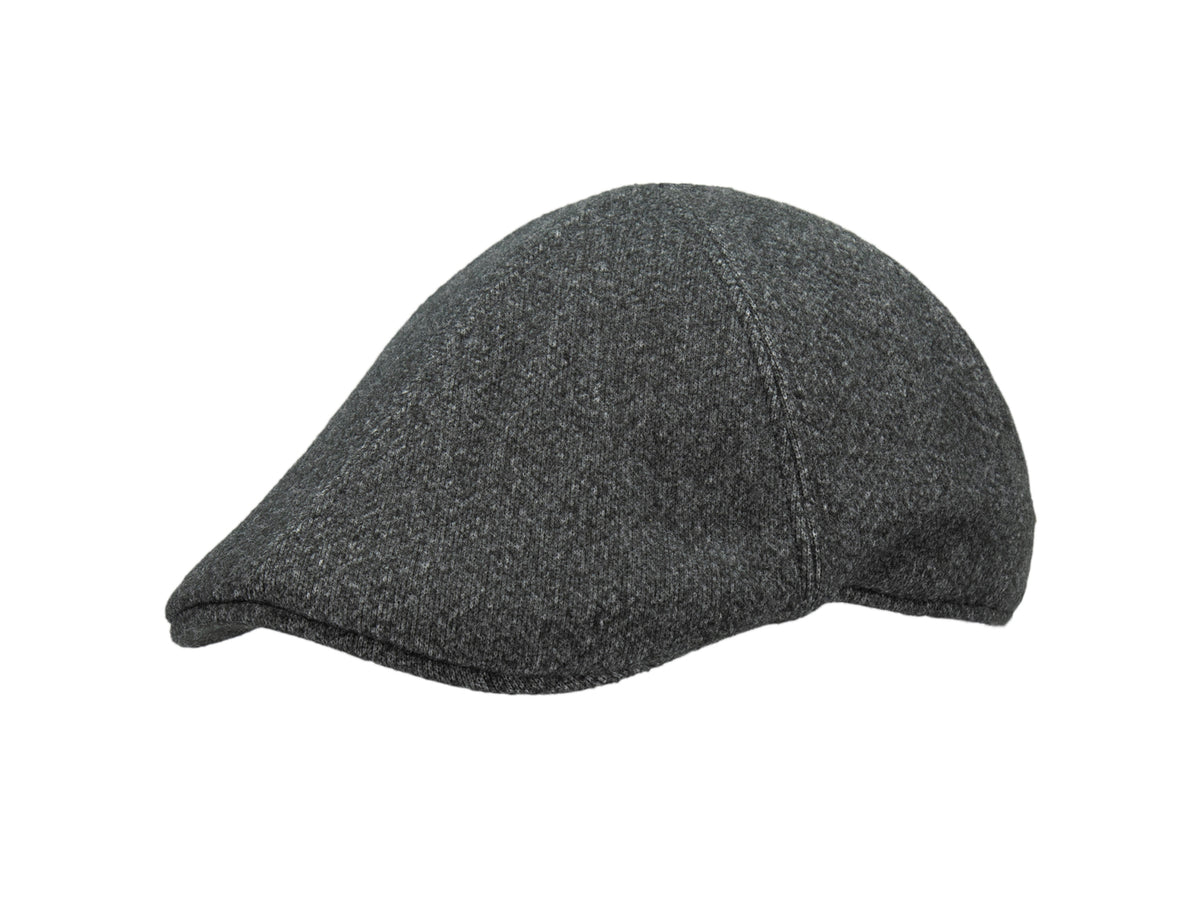Dark gray felt beret