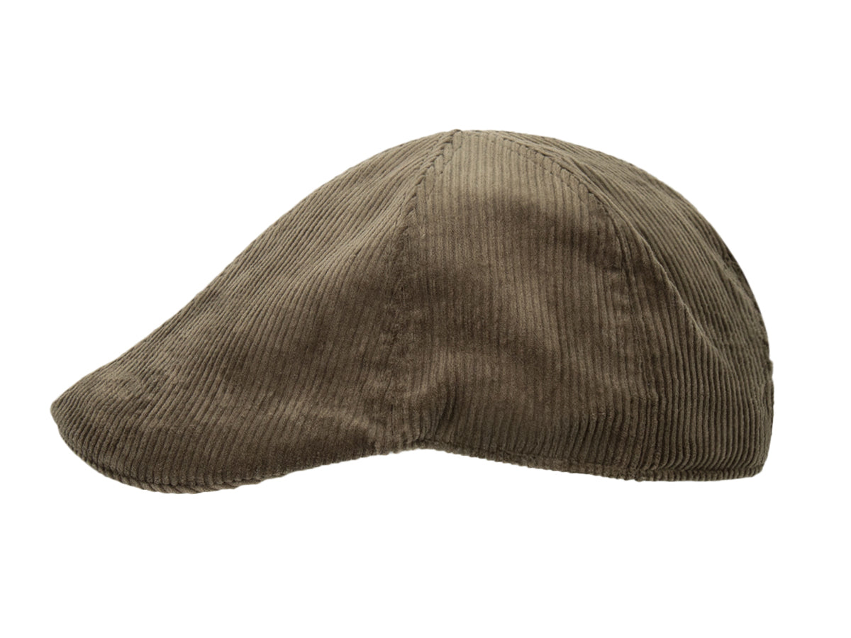 Khaki Corduroy Beret