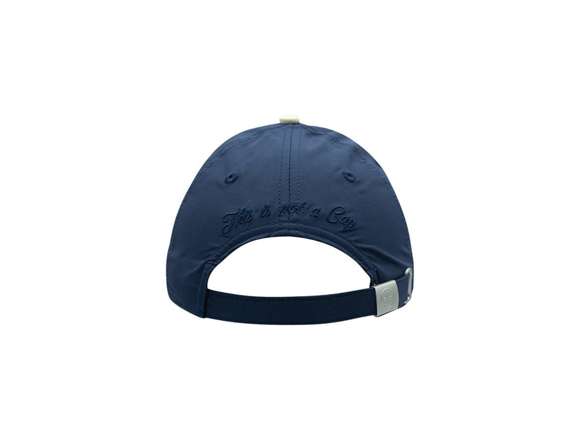 "Heritage" Cap Nylon Bi-Color Putty / Navy Blue