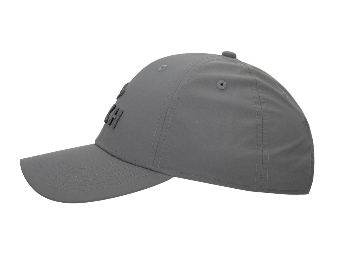 Casquette « Héritage » Nylon Ton sur Ton Plomb avec visière courbée pour un style décontracté