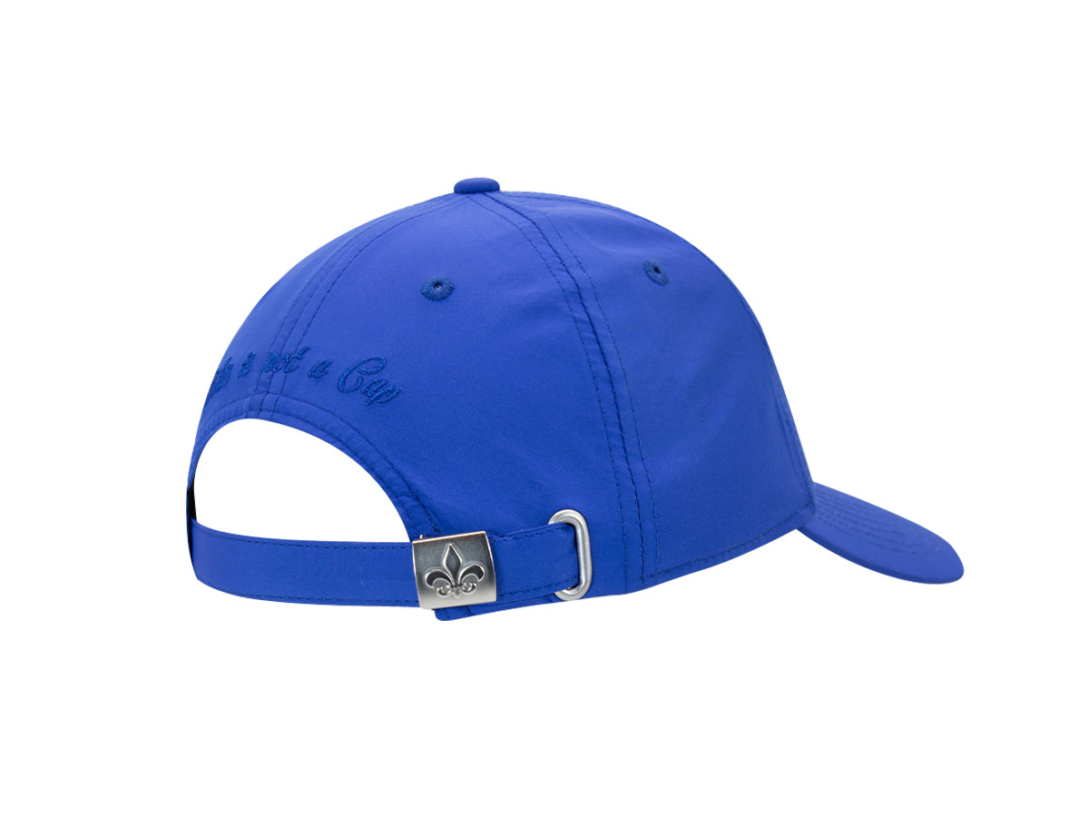 Casquette « Héritage » Nylon Ton sur Ton Bleu Cobalt