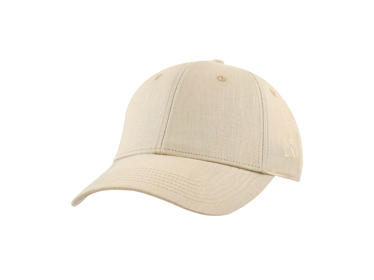 Casquette « ADN » Lin Beige