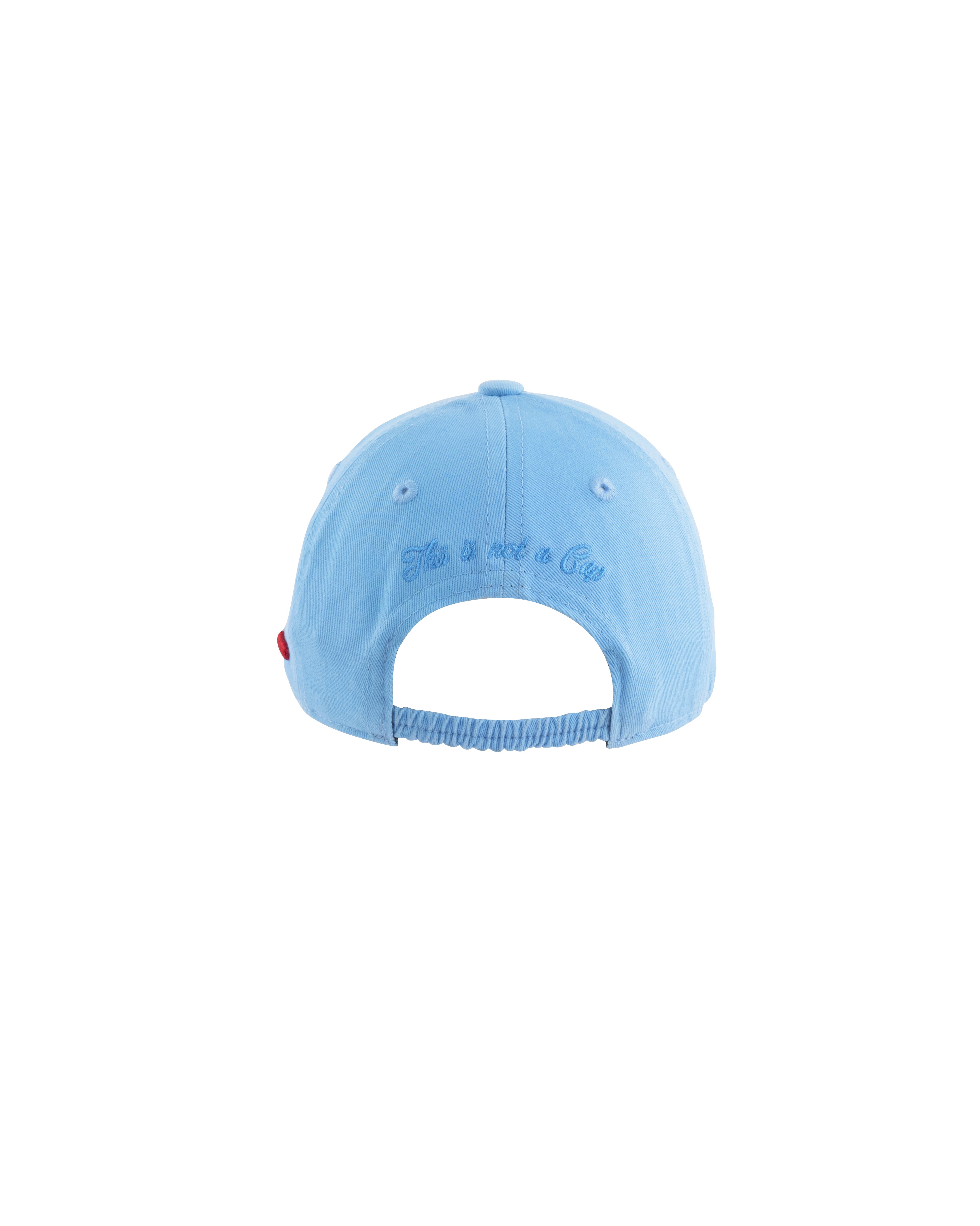 “Heritage” Baby Cap Cotton Pop Sky Blue