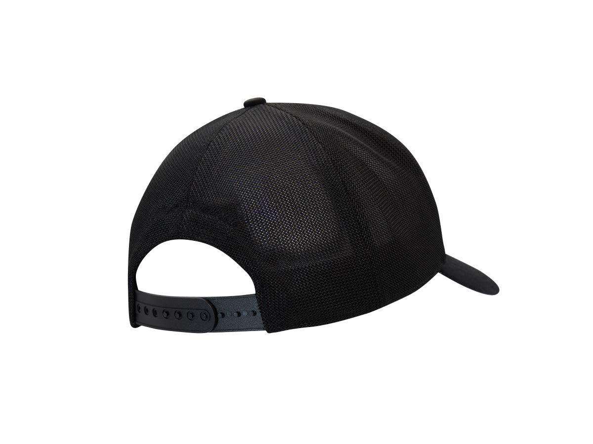 Black Cotton Tone-on-Tone Evasion Cap
