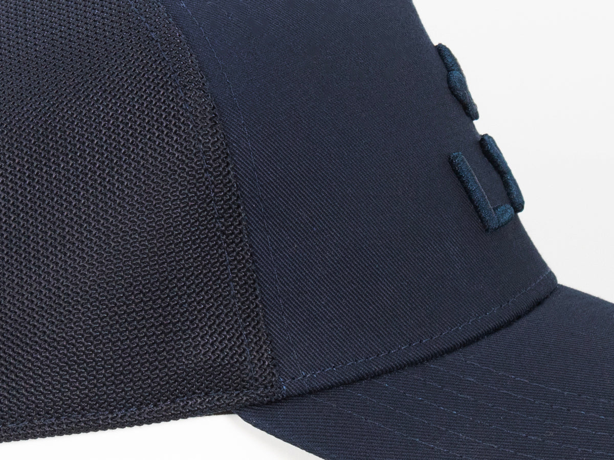 Casquette « Évasion » Ton sur Ton Coton Bleu Marine
