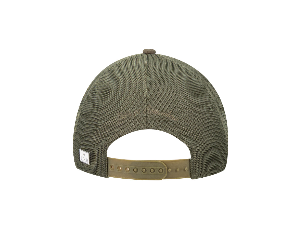 Casquette « Évasion » Ton sur Ton Coton Kaki