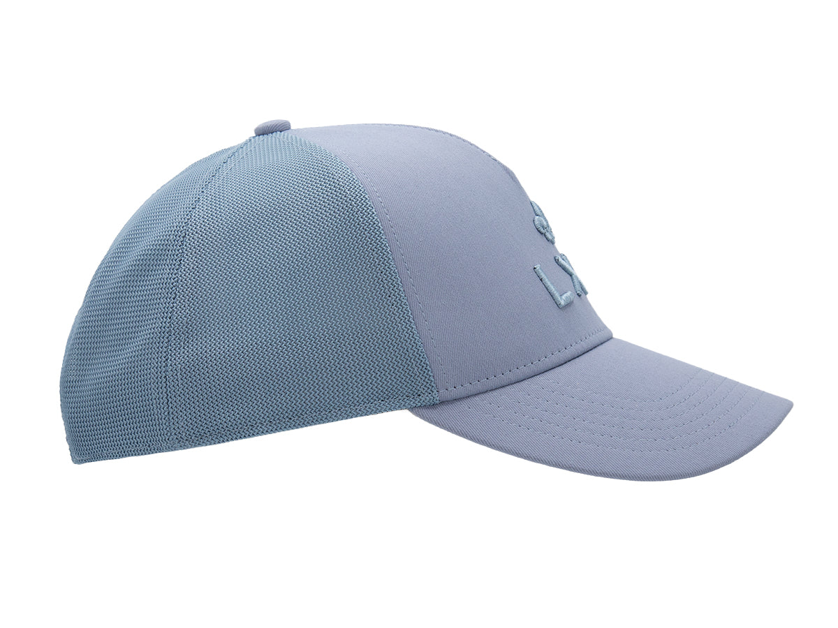 Casquette Evasion Ton sur Ton Coton Noir Bleu