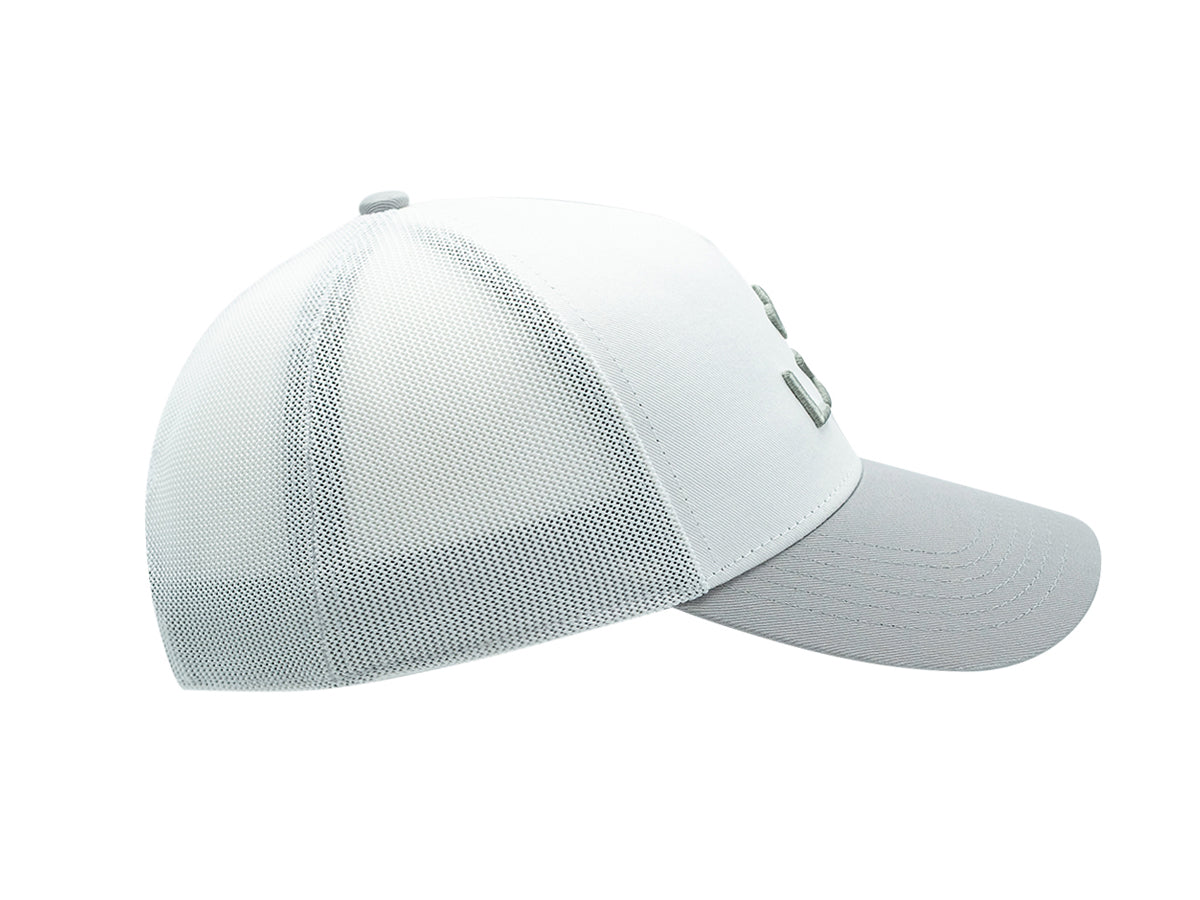 Casquette « Évasion » Coton Bicolor Blanc / Gris