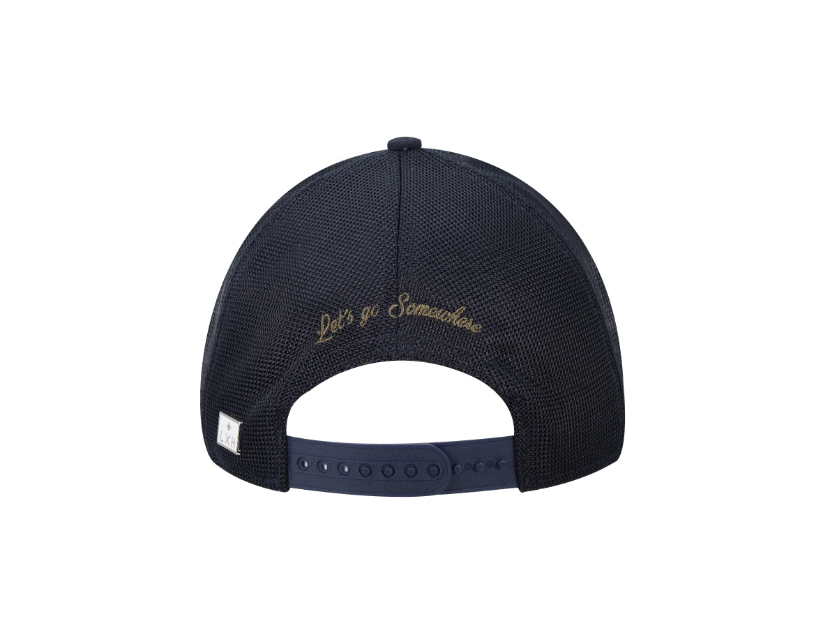 Casquette « Évasion » Bi-Color Coton Bleu Marine / Kaki