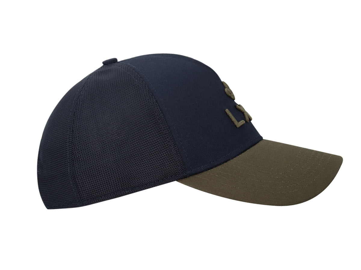 Casquette « Évasion » Bi-Color Coton Bleu Marine / Kaki