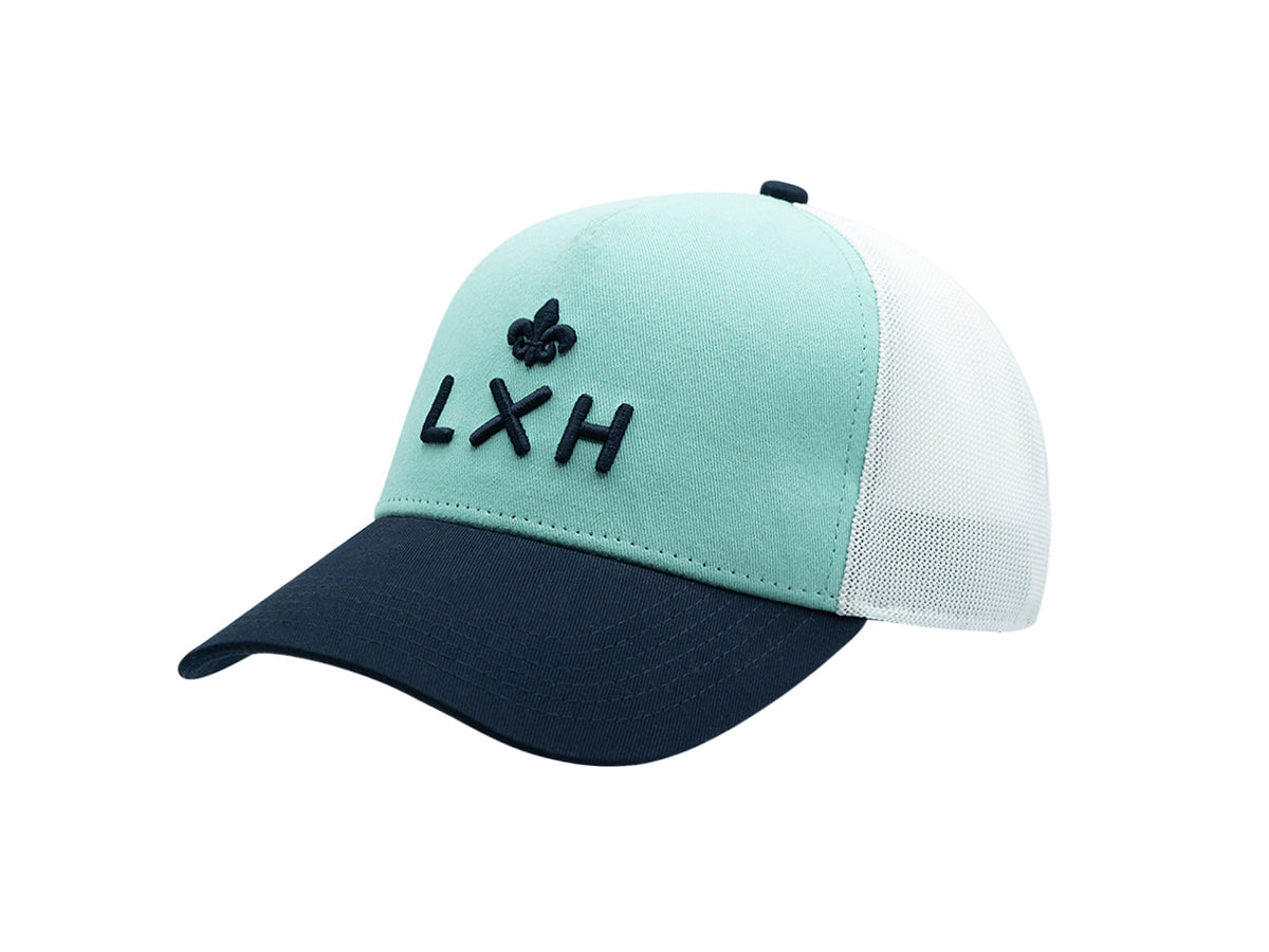 Casquette Évasion Coton Tricolor Turquoise 1