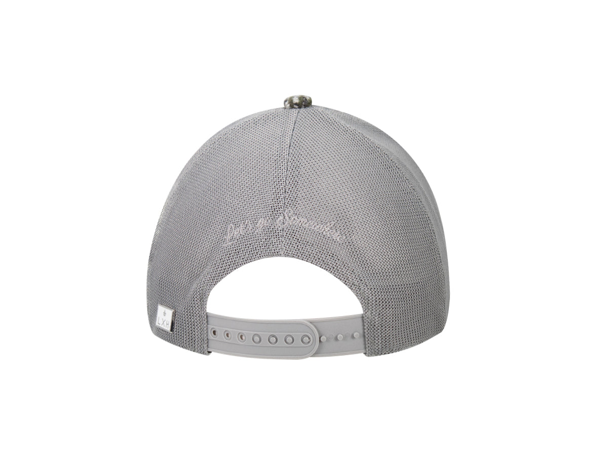Casquette « Évasion » Bi-Matière Chevron / Feutrine Marron