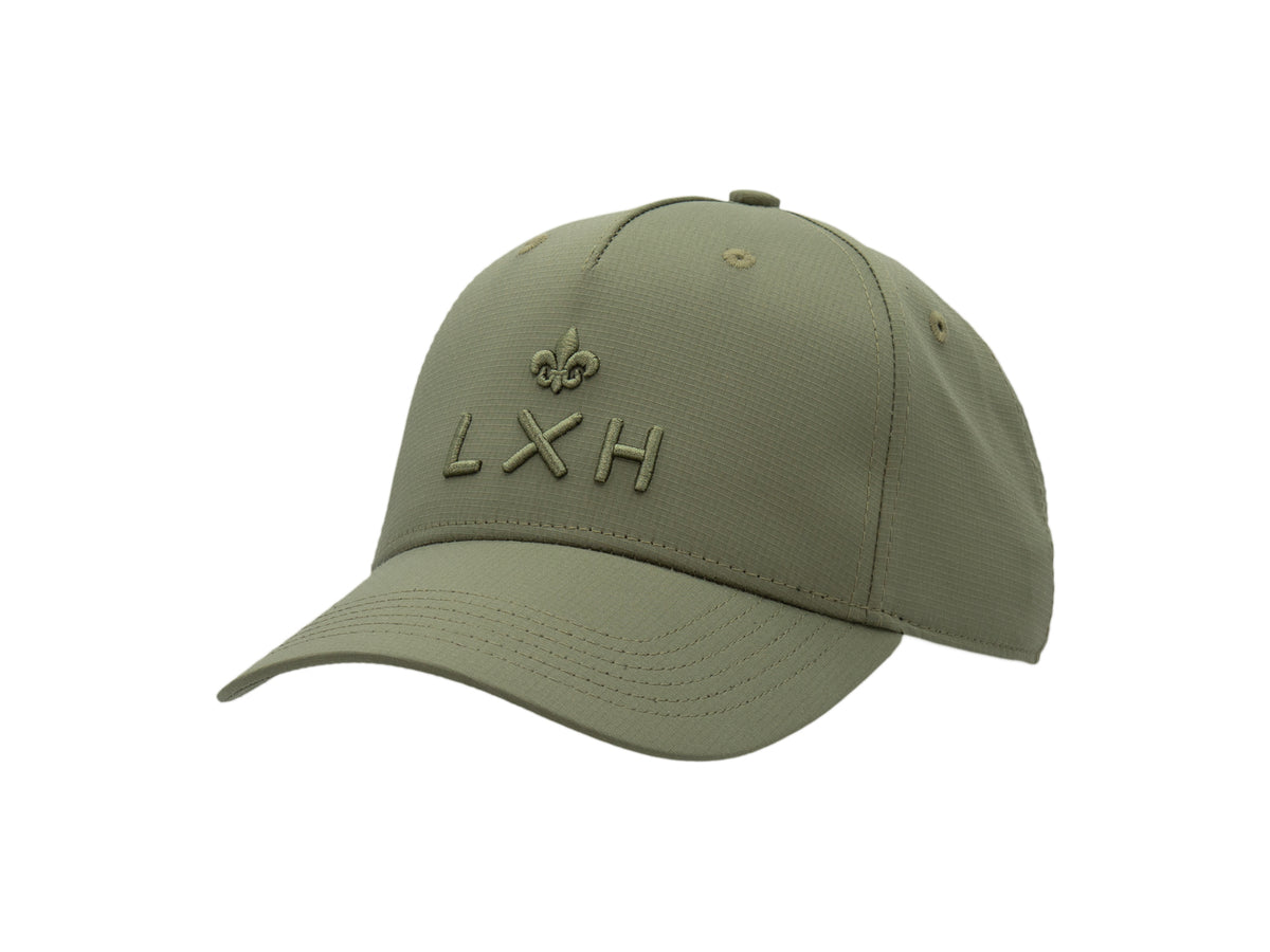 Green Water-Repellent Tone-on-Tone Evasion Cap